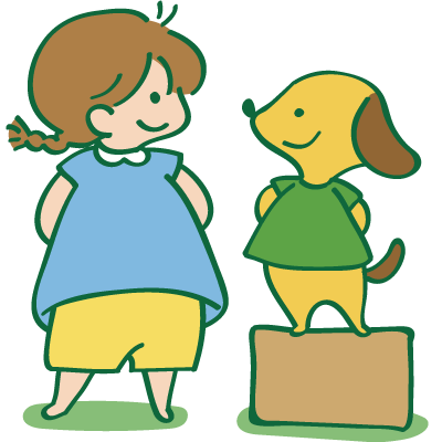 こどもと犬